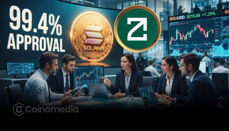 ZetaChain Solana migration proposal approved with 99.4% support, with ZETA set to move to Solana pending a second vote on migration terms.