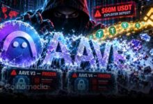 Aave V3 V4 freeze affects 292 reserves after a Binance exploiter-linked wallet deposits $60 million USDT and borrows 19,762 WETH.