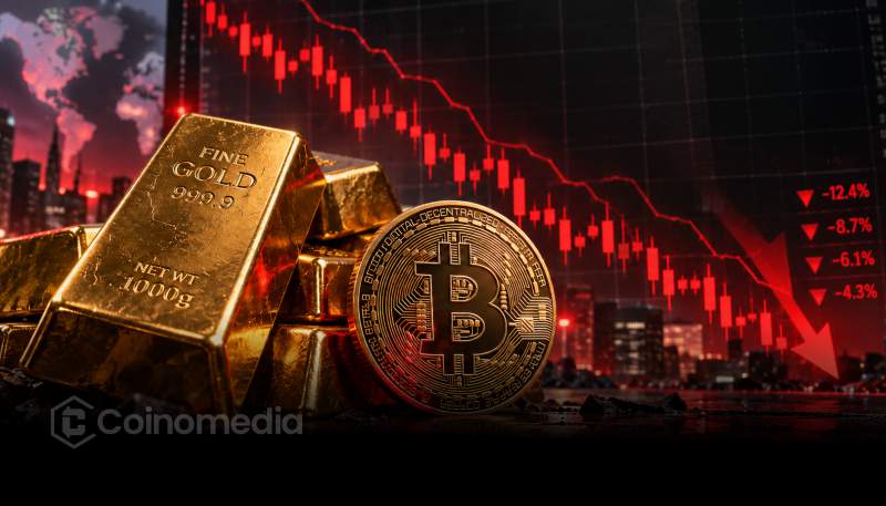 Bitcoin and gold performance in 2026 shows year-to-date losses of 7.3% for BTC and 7.5% for gold, according to Charlie Bilello.
