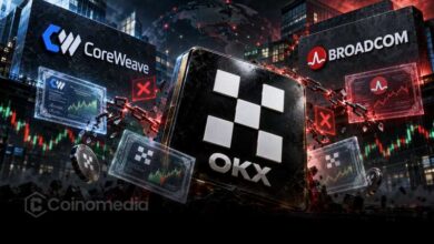 OKXICE tokenized stocks face reported pushback from CoreWeave and Broadcom over plans to list blockchain-based versions of their shares.