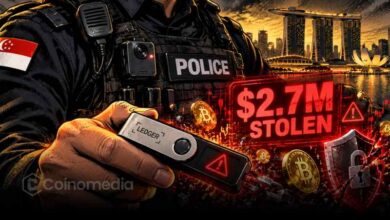 Ledger wallet security alert in Singapore after police report malicious hardware implants in retail hardware wallets linked to $2.7 million in cryptocurrency losses.