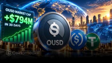OUSD stablecoin market cap increases by $794 million over 30 days as Open Standard leads stablecoin issuer growth rankings, according to Token Terminal.